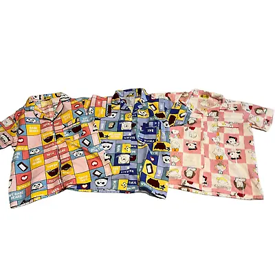 Buy Boo Boo Set Of 3 Short Sleeve Pajama Tops We Bare Bears Peanut S • 10.43£