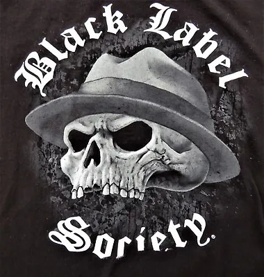 Buy BLACK LABEL SOCIETY Shirt Sz XL Zakk Wylde SDMF Skull Fedora BLS NEW! • 23.15£