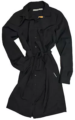 Buy Icebreaker Destiny Shirtdress Black, 100% Merino, Size S • 62.51£