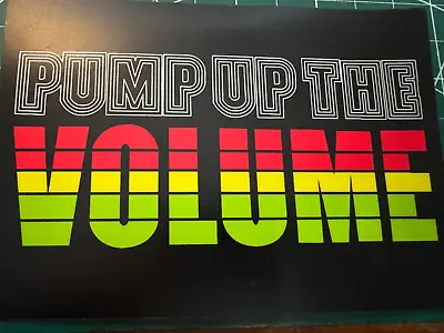 Buy Pump Up The Volume    Flashing T Shirt   Sound Activated  Led Panel.   10 • 17£