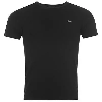 Buy Mens Black Lonsdale Short Sleeve Crew Neck T Shirt Top Size S-2xl • 10.99£
