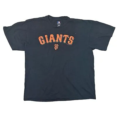 Buy Giants T-Shirt Graphic Print Black Orange Mens XL • 11.99£