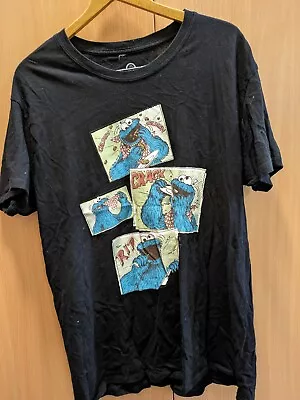 Buy Men's Sesame Street Cookie Monster T-shirt - XL • 0.99£
