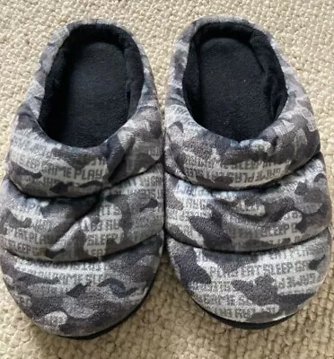 Buy Gaming Grey Camouflage Mule Slippers Size 3 • 0.99£