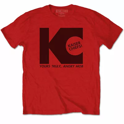 Buy KAISER CHIEFS Unisex T- Shirt - Yours Truly  - Red Cotton  • 16.99£