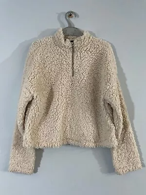 Buy NEW LOOK Kid's Girl Beige Fleece Jacket Size 12-13yrs • 5.99£