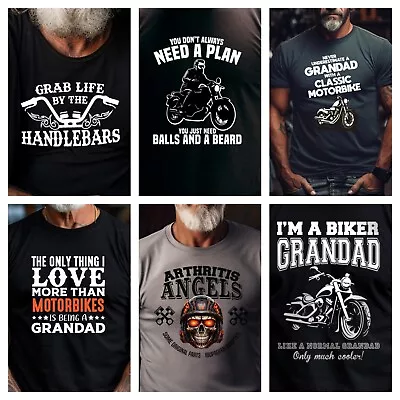 Buy Biker T Shirt Funny Dad Grandad Uncle Brother Sons Of Fathers Day Birthday Gift • 13.99£