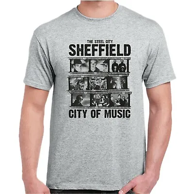 Buy The Steel City Sheffield City Of Music T-Shirt Pop New Wave Rock Birthday Gift • 14.99£