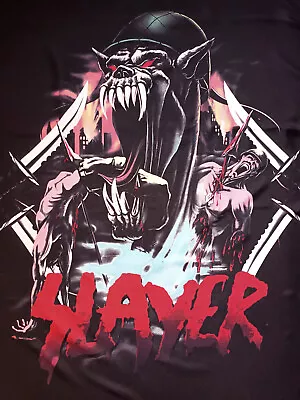 Buy Slayer 2000 Flagge Fahne Merch Heavy Metal Vintage Thrash Exodus Metallica • 36.04£