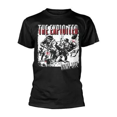 Buy Exploited, The Army Life (Black) Official Tee T-Shirt Mens Unisex • 19.42£