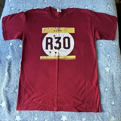 Buy Rush 30th Anniversary Tour T Shirt [Large, Red]. • 50£