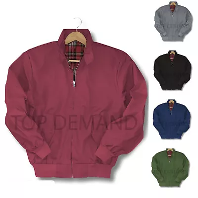 Buy NEW MENS VINTAGE RETRO CLASSIC CASUAL 1970's SCOOTER BOMBER JACKET COAT MOD TOP • 21.98£