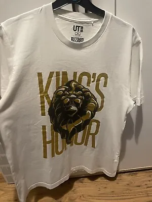 Buy World Of Warcraft X Blizzard X Uniqlo Lions Head White And Gold Medium T Shirt • 12.90£