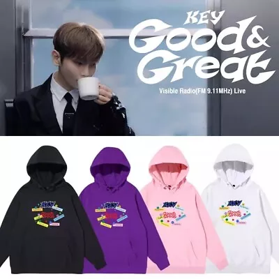 Buy Kpop Key SHINEE Good Great Album Unisex Cap Hoodie Coat • 27.60£