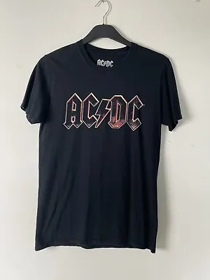 Buy ACDC 2017 Men’s Black Band Graphic Printed 100% Cotton T- Shirt Size Medium • 12.99£