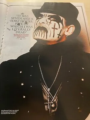 Buy King Diamond  The King Of Hearts / Ghost Merch Original Advert/ Poster/clipping • 4£