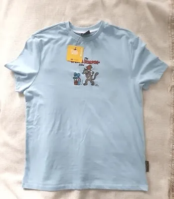 Buy Official Simpsons Itchy & Scratchy T-shirt, Size S/M, Blue, 100% Cotton, Unworn  • 8.99£