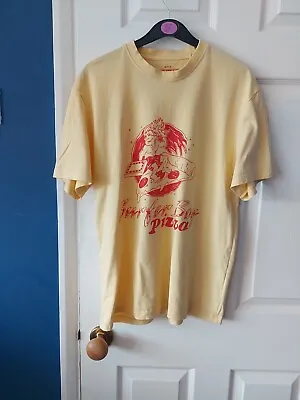 Buy Stranger Things Surfer Boy Pizza T Shirt Yellow Small Netflix  • 6£