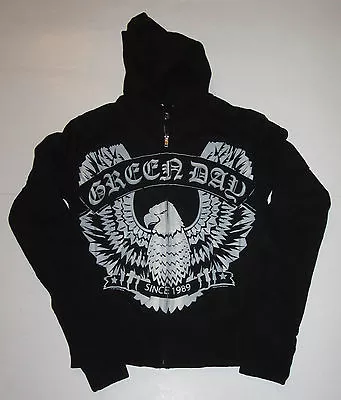 Buy Green Day Eagle, Ladies Zipped Hooded Sweatshirt From 1999, Punk Rock, Hoodie    • 37.79£