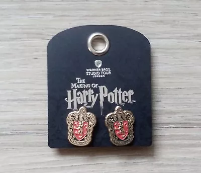 Buy Gryffindor Gold Plated Earings Ear Rings Harry Potter New - Half Price!!!! • 9.95£