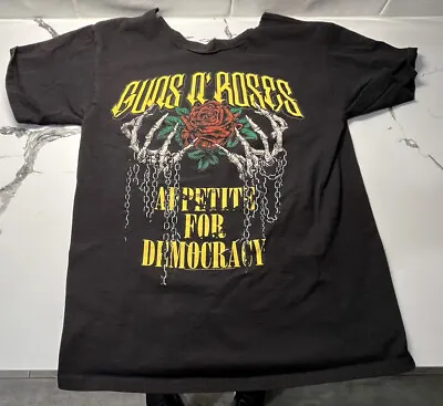 Buy Women’s Guns And Roses Tshirt L Xl 2012 Las Vegas Appetite For Democracy Tour • 35.70£
