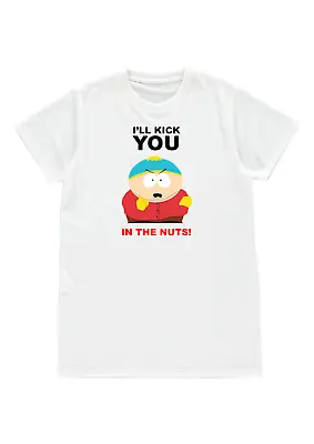 Buy Funny Rude Cartman I'll Kick You South Park Mens Womens Unisex Gift Present • 11.99£