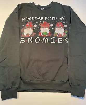 Buy Christmas Jumper BRAND NEW - Hanging With My Gnomies Size Medium  • 11.99£