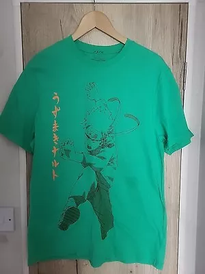 Buy 2007 Naruto Shippuden T Shirt Green - Size Medium  • 12£