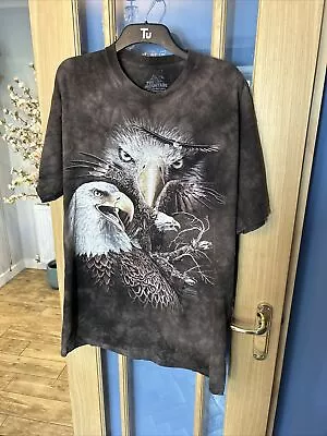 Buy The Mountain T Shirr Mens XL Brown Short Sleeve Eagle Eagles Y2K • 7£