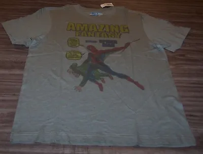 Buy VINTAGE STYLE THE AMAZING SPIDER-MAN Marvel Comics T-Shirt YOUTH XL NEW • 14.60£