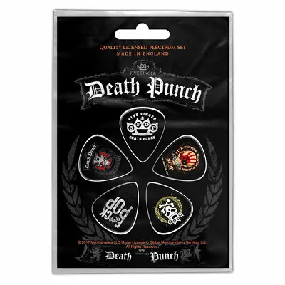 Buy Five Finger Death Punch Plectrum Packs - Official Merchandise - Free Postage • 5.95£