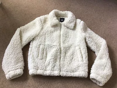 Buy Girls 915 New Look Cream Teddy Bear Fleece Zip Up Jacket Age 14-15 Yrs • 7.50£