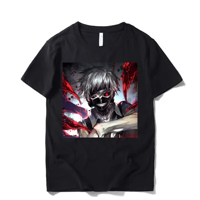 Buy Tokyo Ghoul Printed Unisex T-Shirts 100% Cotton • 11.99£