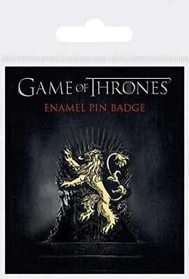 Buy Game Of Thrones Enamel Pin Badge (Lannister Design) 3cm X 2.5cm - Official Merch • 5.95£