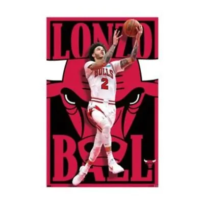 Buy Impact Merch. Poster: NBA Chicago Bulls - Lonzo Ball 22 610mm X 915mm #61 • 8.19£