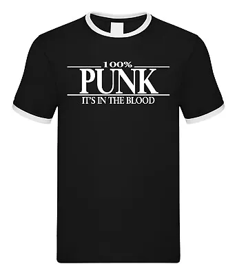 Buy Punk Mens Slim Fit T-Shirt Music Rock On Anarchy Rocker Gift Pistols Clash Cool • 11.95£