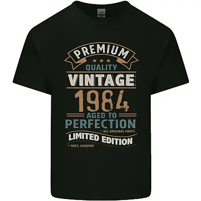 Buy Premium Vintage 40th Birthday 1984 Mens Cotton T-Shirt Tee Top • 8.75£