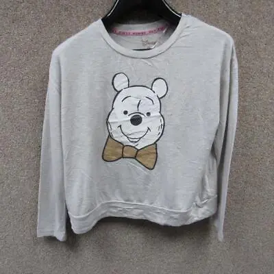 Buy Womens Winnie The Pooh Disney Long Sleeve Tshirt Uk Size 14/16 • 7.95£