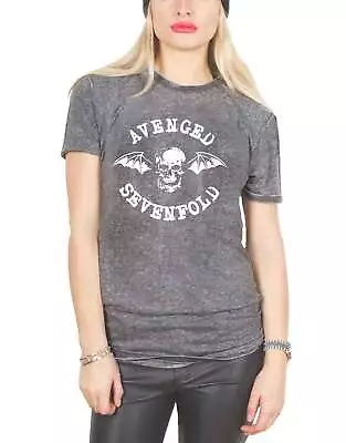 Buy Avenged Sevenfold Deathbat Burnout T Shirt • 14.93£