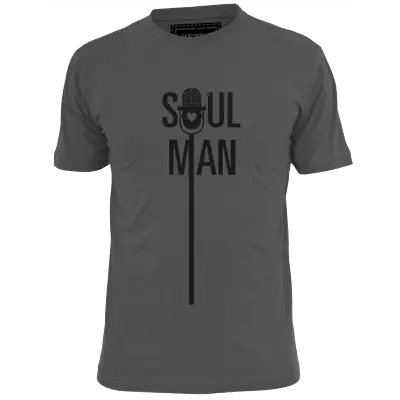 Buy Mens Soul Man Microphone T Shirt James Brown Marvin Gaye Motown • 6.99£