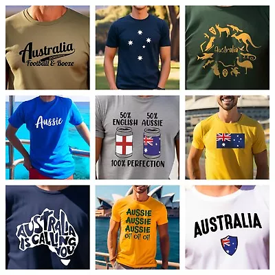 Buy Australia T Shirt Backpacker Travel Holiday Son Boyfriend Husband Dad Gift Top • 14.99£