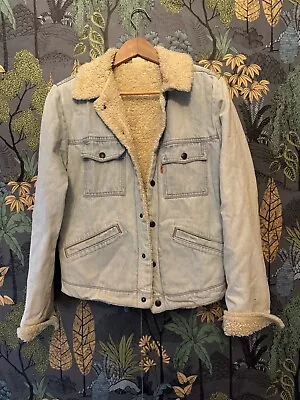 Buy Men’s Levi Sherpa Denim Jacket Size Small • 18£