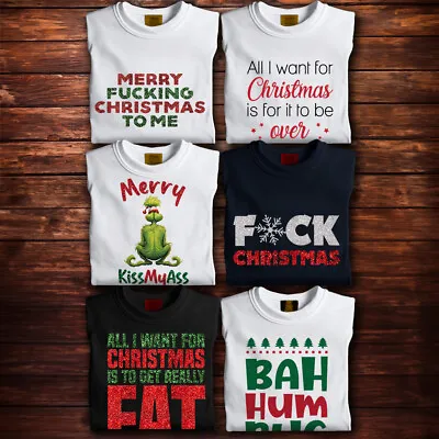 Buy Offensive Christmas T Shirt Funny Rude Joke Brother Uncle Bestie Boyfriend Gift • 14.99£