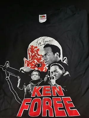 Buy Vintage Dawn Of The Dead Signed Ken Foree Tshirt XL • 50£