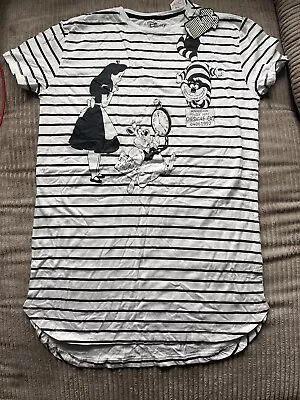 Buy Ladies Primark Alice In Wonderland Night Shirt Size M 10/12 New With Tags  • 3.99£