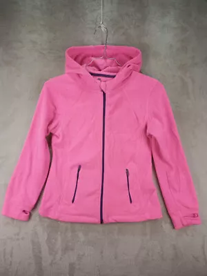 Buy Xersion Girls Fleece Jacket Pink Size XL • 4.98£