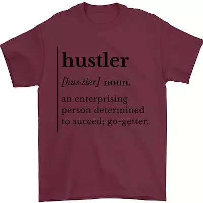 Buy Hustler Definition Entrepreneur Hustle Mens T-Shirt 100% Cotton • 7.49£
