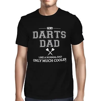 Buy 1Tee Mens Darts Dad, Like A Normal Dad But Much Cooler T-Shirt • 7.99£