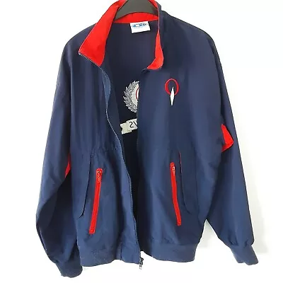 Buy Starbus Windbreaker Jacket With Arrows Emblem Navy Size M Made In USA • 14.99£