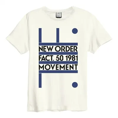 Buy New Order - Movement Amplified  Vintage White T Shirt • 20.99£
